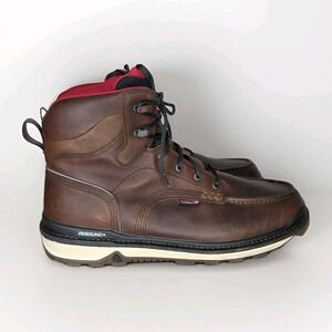 ROCKY RAMS HORN WATERPROOF WORK BOOTS RKK0321 15W Brown Leather Wedge‎ Wide